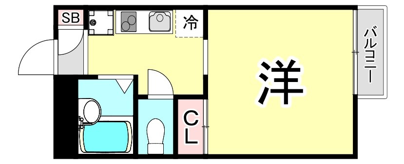 レオパレス鳴尾浜の間取り