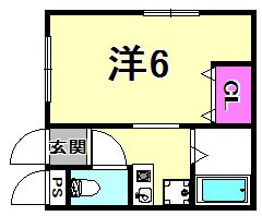 グランディア旗塚通の間取り|セパレート！