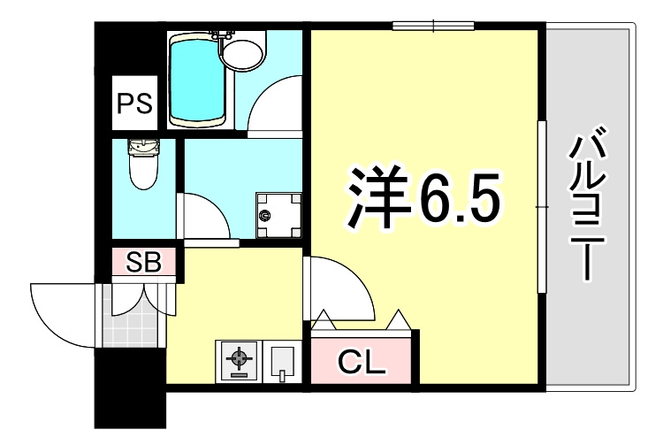 エスティライフ武庫之荘の間取り