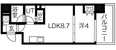 ブエナビスタ上町の間取り