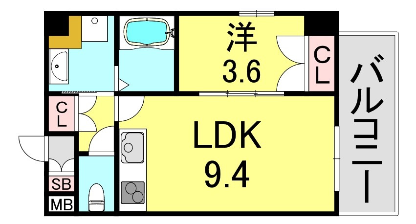 Xing CUBE ONEの間取り