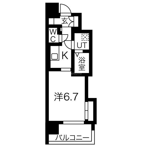 ファーストフィオーレ本町イーストの間取り