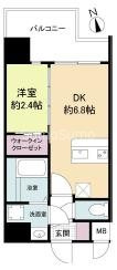 セレニテ難波ミラク弐番館の間取り