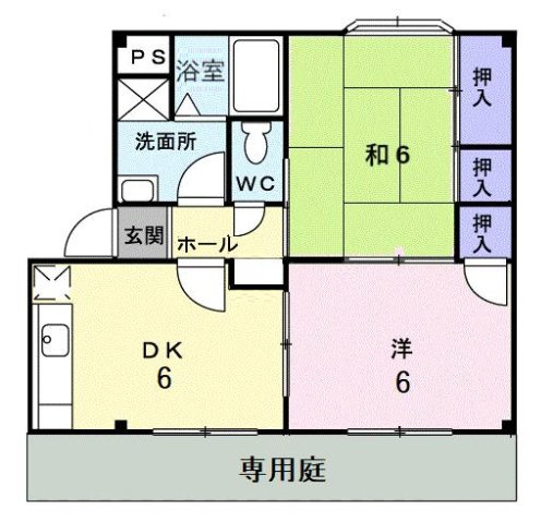 サンビレッジ久の間取り