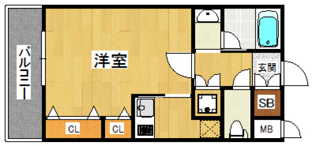 プライムアーバン博多の間取り