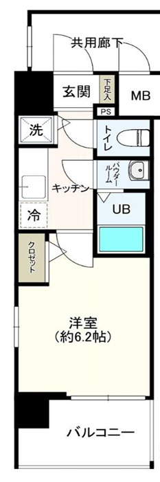 エスリード中之島SOUTHの間取り