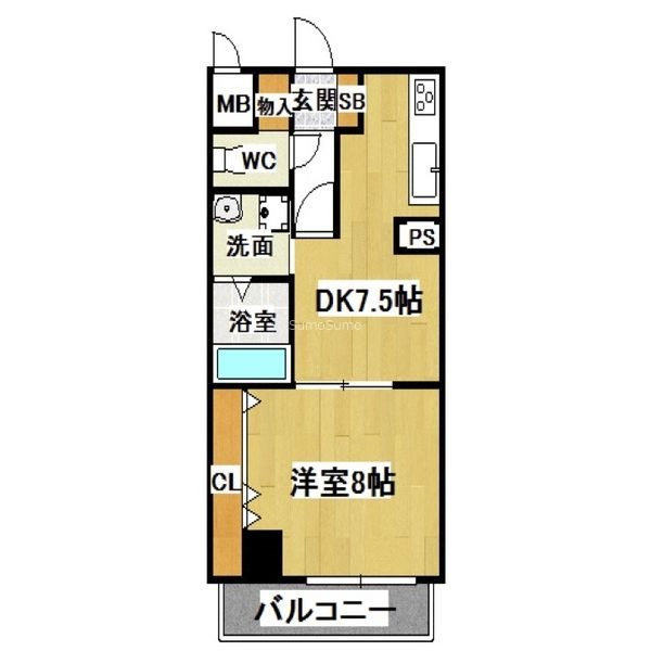 グランディール宝の間取り