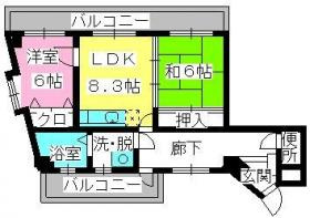 グレイスコートの間取り