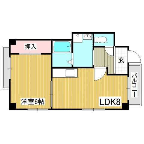 ベージュ野田の間取り