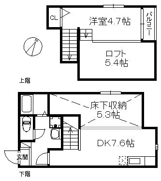 パレット平和の間取り