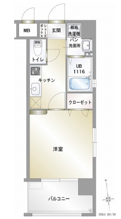 エンクレスト藤崎の間取り