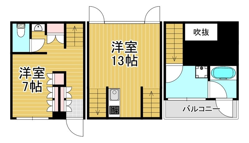 大濠Lusso Vitaの間取り