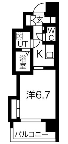 ファーストフィオーレ本町イーストの間取り