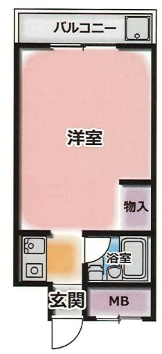 シルバーハイツ御影の間取り