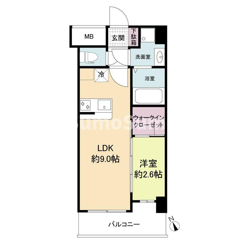 セレニテ兵庫エクラ の間取り
