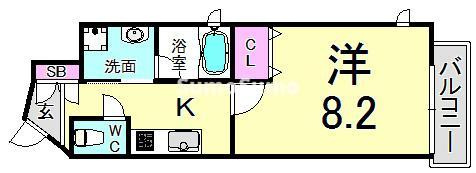 ピアグレース神戸の間取り