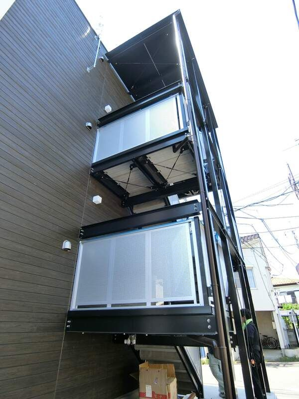 小平市たかの台の賃貸マンションの外観パース