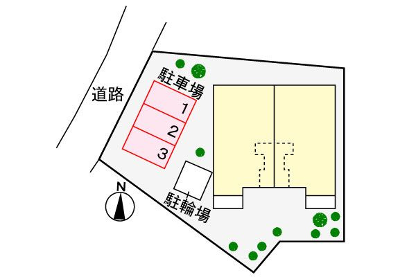 Ｈａｒｍｏｎｉｅの駐車場
