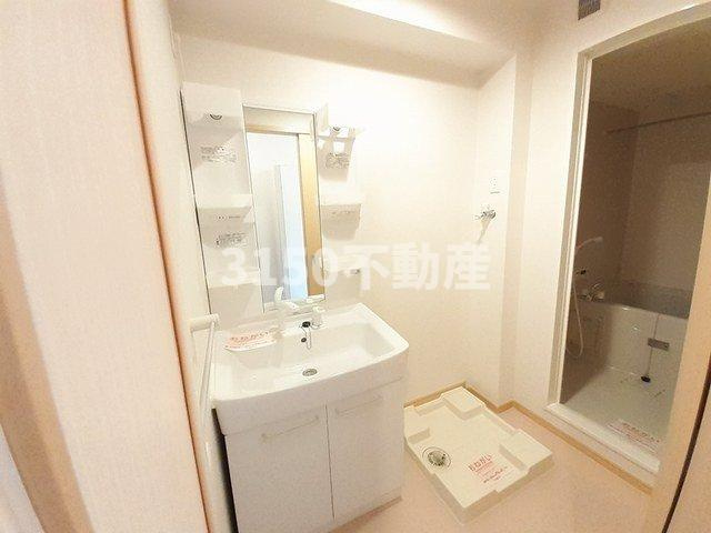ティアモⅡ番街の洗面所|使いやすい洗面所です