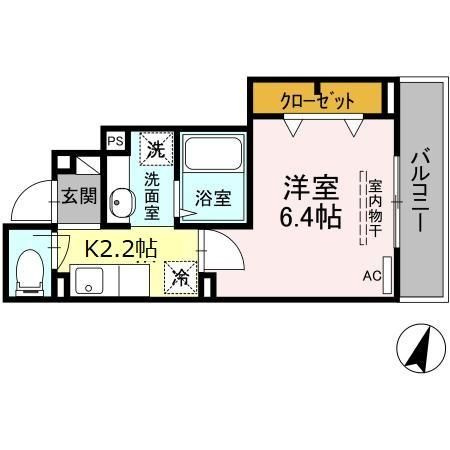 エクセリア高島平Ⅰの間取り