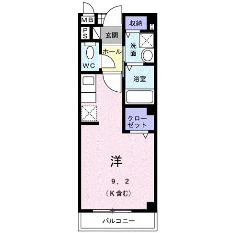 【間取り】 | アラチェル | １Rのお部屋です