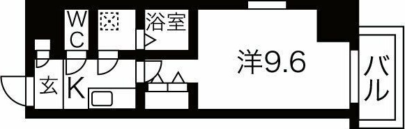メイクス上前津Ⅱの間取り