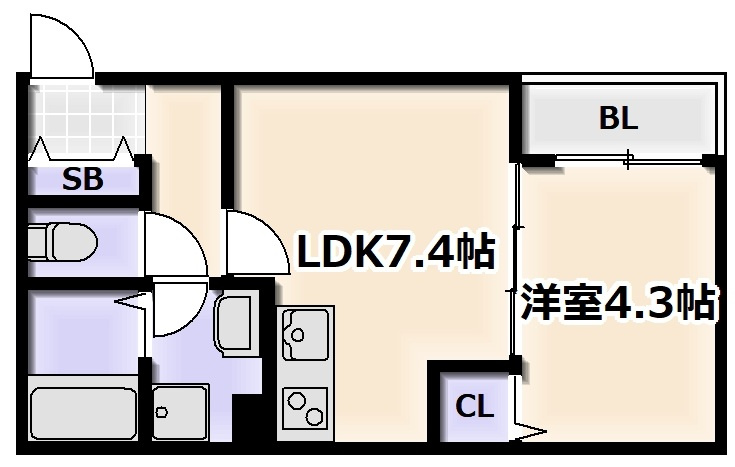 プロスパーコート杉本町の間取り