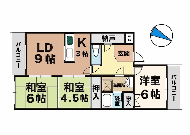 サングリーン今井の間取り