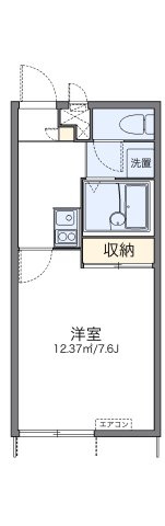 レオパレス北三国丘の間取り|代表的な間取のため実際の間取とは異なる場合があります