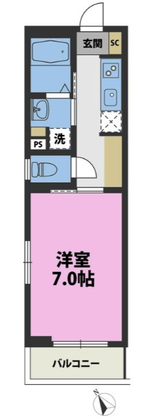 ベルヴィの間取り