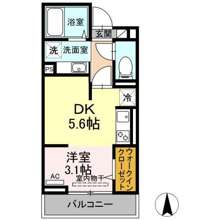 セジュール春日町１の間取り