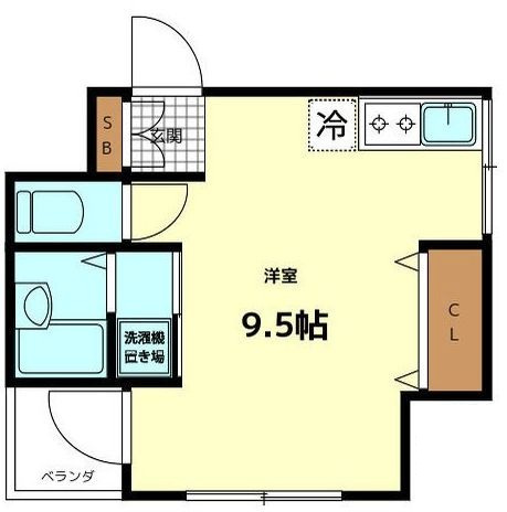 アクセス四葉の間取り|間取りです。