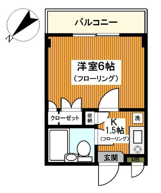 パークサイド本牧の間取り