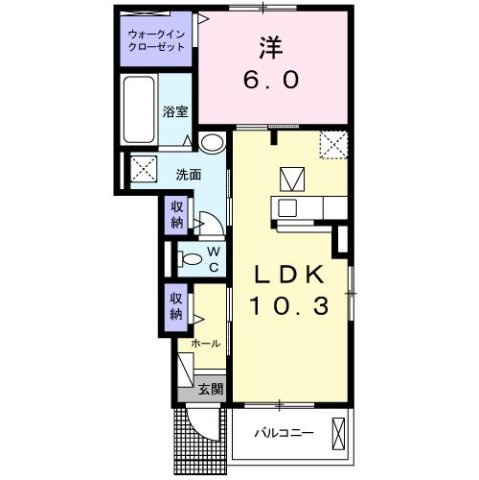 アフロディーテヴァンテアンの間取り