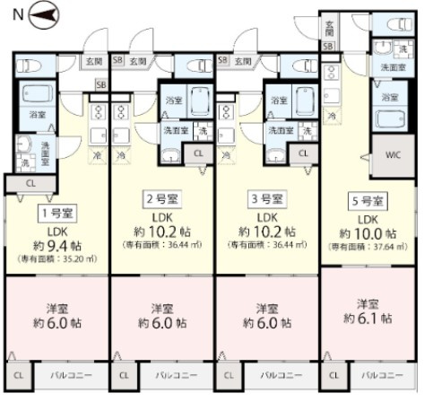 グレアス船橋の間取り