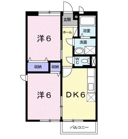 プリムローズ２の間取り