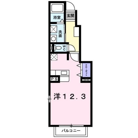 ソレアードⅡの間取り
