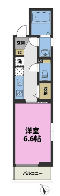 ベルヴィの間取り