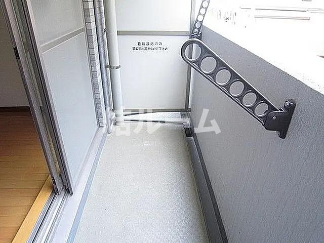 文京区白山２丁目の賃貸マンションのバルコニー