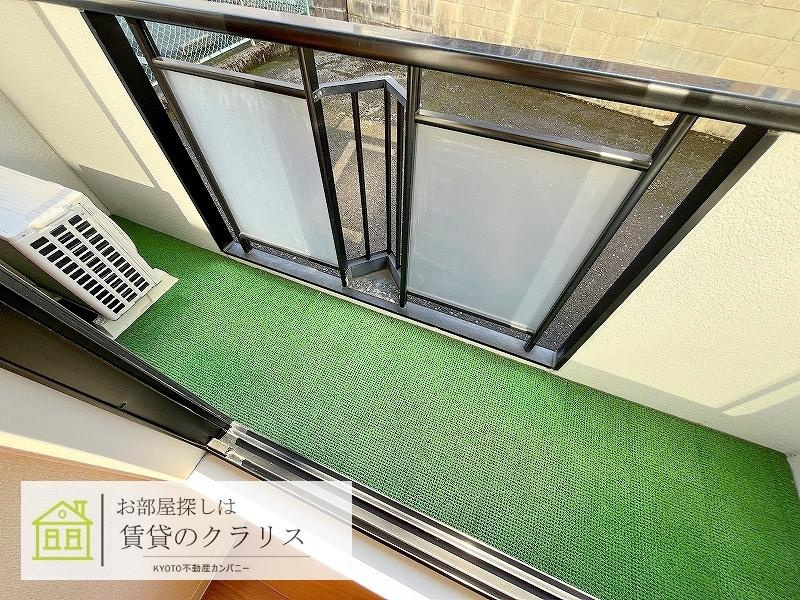 ユアハイツのバルコニー