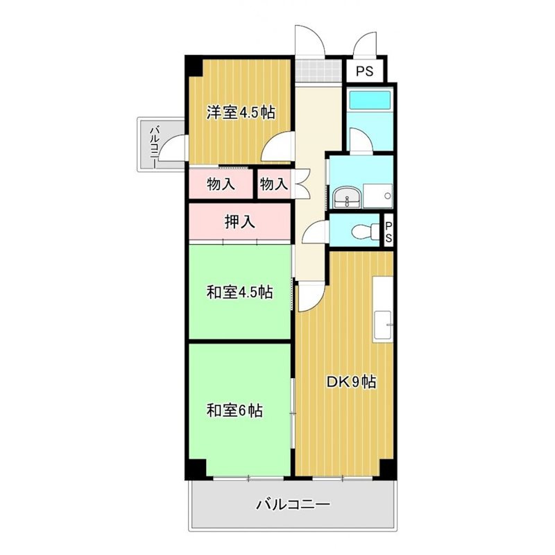 パル武庫北の間取り