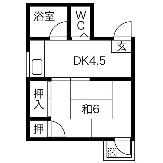 【間取り】 | 西三宝ビル