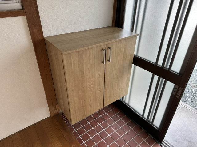山川町貸家の玄関|落ち着いた玄関です