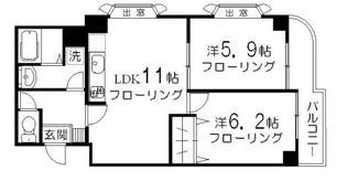 【間取り】 | オーベルジュ三宿 | 間取です。