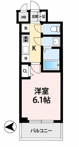 プレサンス　ジェネ　上前津の間取り