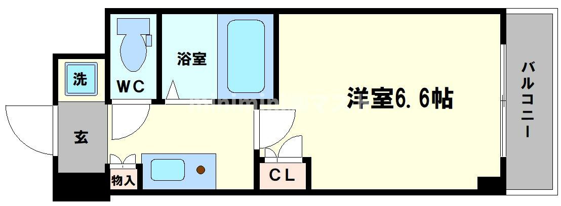 ドミール桜川Ⅱの間取り