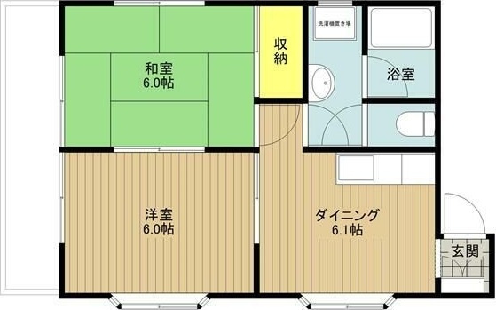 コーポタナカⅠの間取り