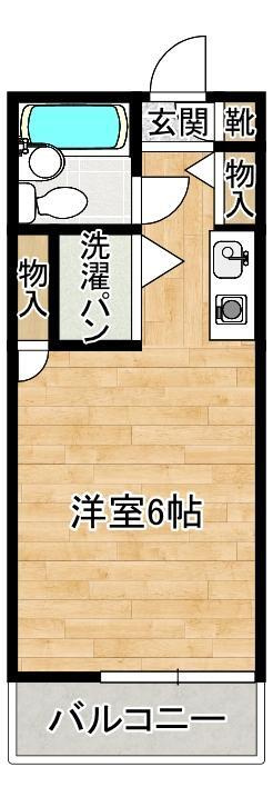 AQUA鈴蘭台2の間取り