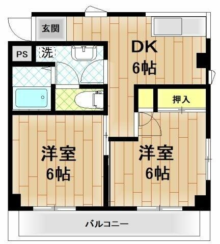 レナジア横浜保土ヶ谷の間取り