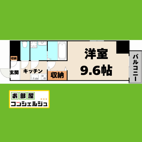 メイクス上前津Ⅱの間取り